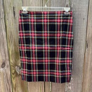 NWT J. Crew Plaid Tartan Pencil Skirt - Size 4